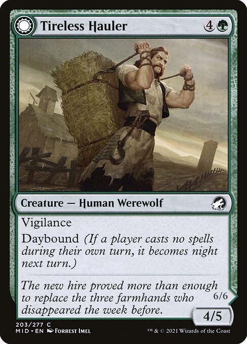 Tireless Hauler // Dire-Strain Brawler (Common)