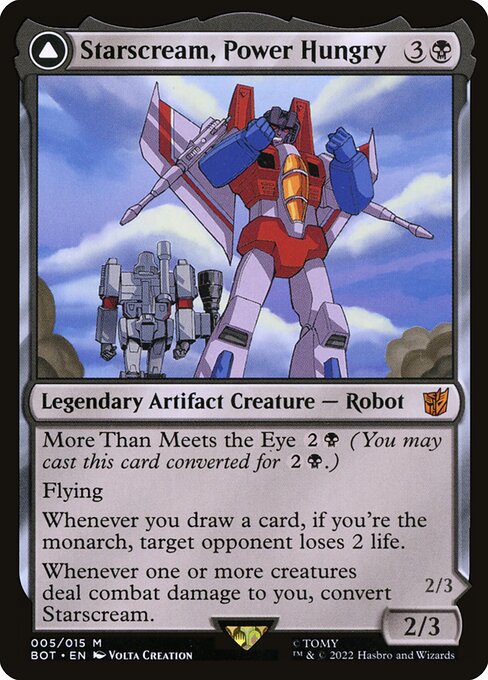 Starscream, Power Hungry // Starscream, Seeker Leader (Mythic)