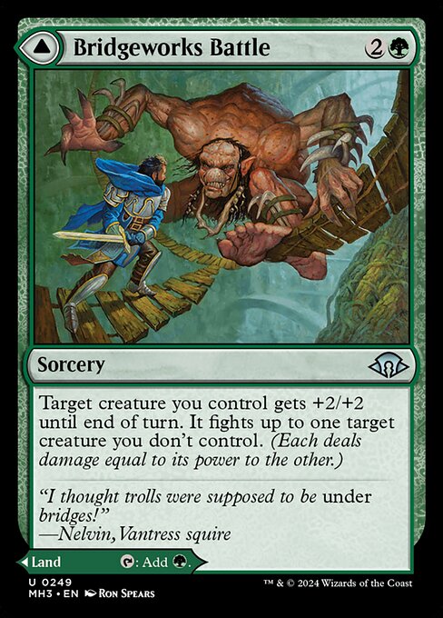 Bridgeworks Battle // Tanglespan Bridgeworks (Uncommon)