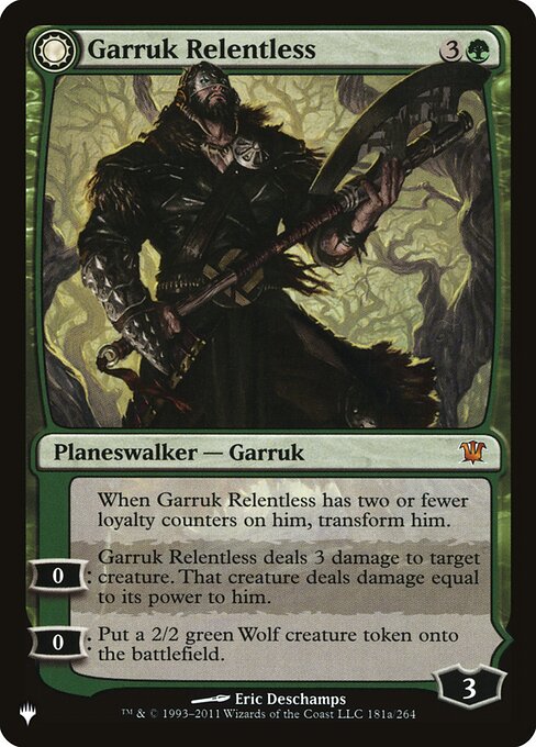Garruk Relentless // Garruk, the Veil-Cursed (Mythic)