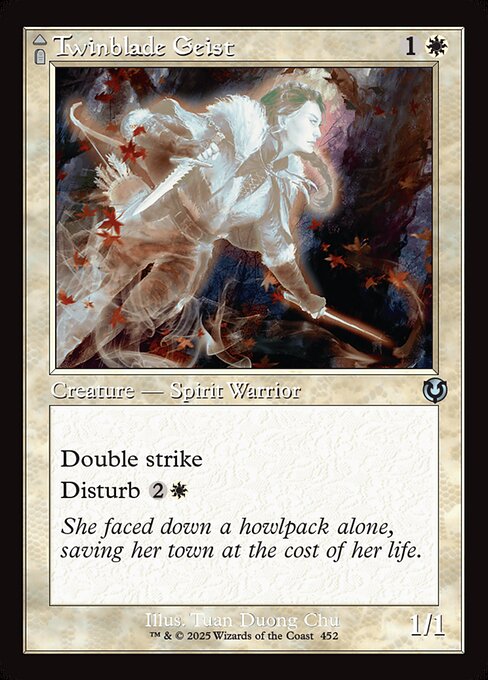 Twinblade Geist // Twinblade Invocation (Uncommon)