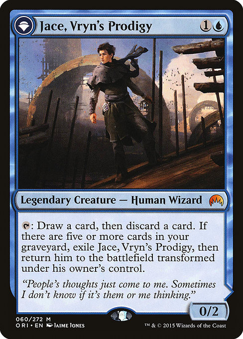 Jace, Vryn's Prodigy // Jace, Telepath Unbound (Mythic)