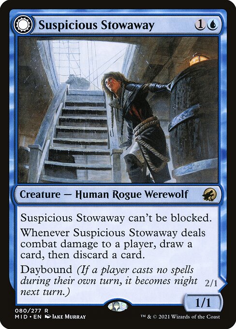 Suspicious Stowaway // Seafaring Werewolf (Rare)