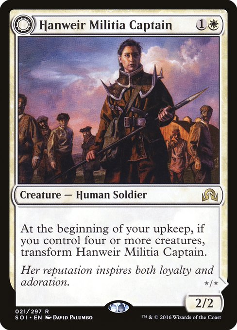 Hanweir Militia Captain // Westvale Cult Leader (Rare)
