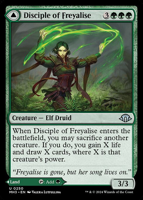 Disciple of Freyalise // Garden of Freyalise (Uncommon)