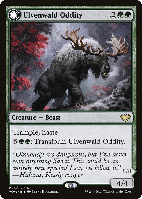 Ulvenwald Oddity // Ulvenwald Behemoth (Rare)