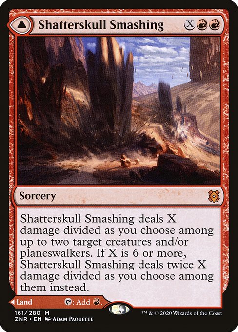 Shatterskull Smashing // Shatterskull, the Hammer Pass (Mythic)