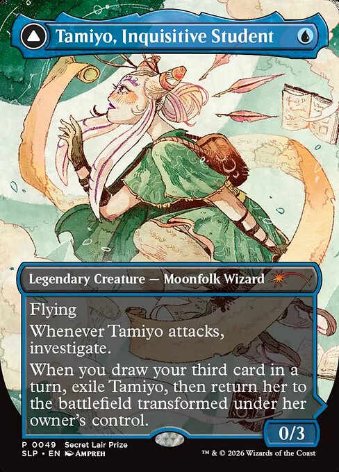 Tamiyo, Inquisitive Student // Tamiyo, Seasoned Scholar (Mythic)