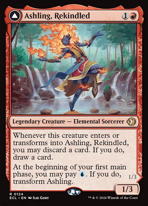 Ashling, Rekindled // Ashling, Rimebound (Rare)
