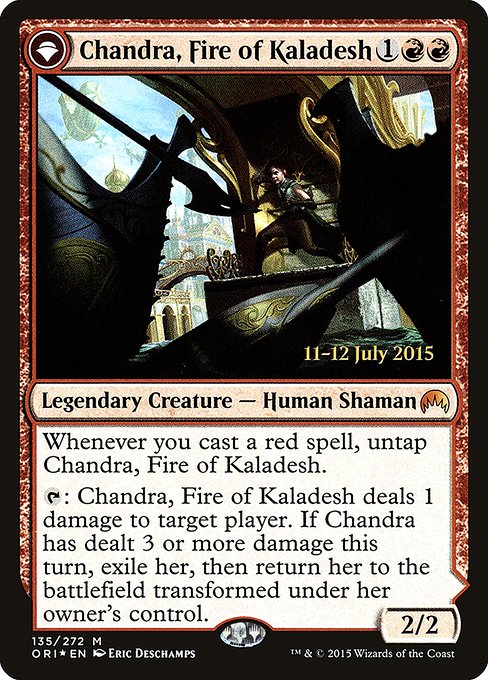 Chandra, Fire of Kaladesh // Chandra, Roaring Flame (Mythic)