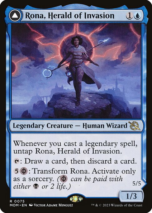 Rona, Herald of Invasion // Rona, Tolarian Obliterator (Rare)