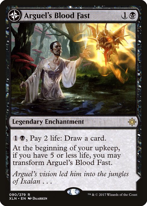 Arguel's Blood Fast // Temple of Aclazotz (Rare)