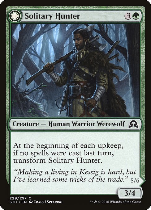 Solitary Hunter // One of the Pack (Common)