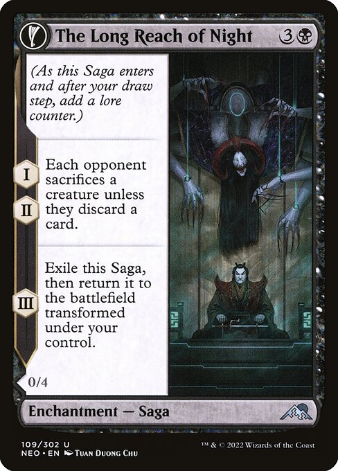 The Long Reach of Night // Animus of Night's Reach (Uncommon)