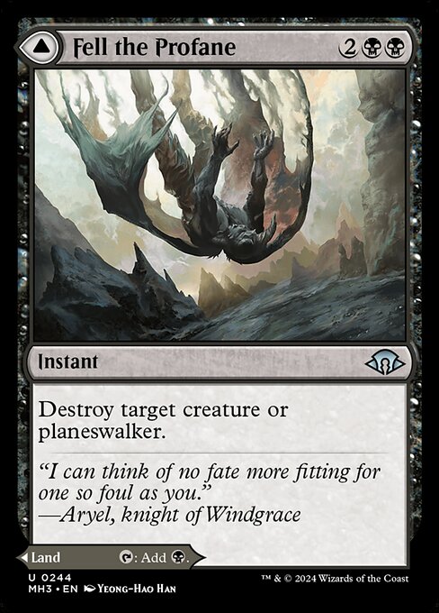 Fell the Profane // Fell Mire (Uncommon)