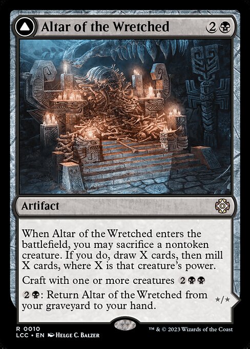 Altar of the Wretched // Wretched Bonemass (Rare)