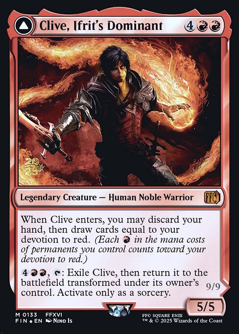 Clive, Ifrit's Dominant // Ifrit, Warden of Inferno (Mythic)