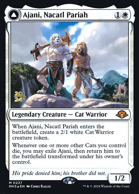 Ajani, Nacatl Pariah // Ajani, Nacatl Avenger (Mythic)