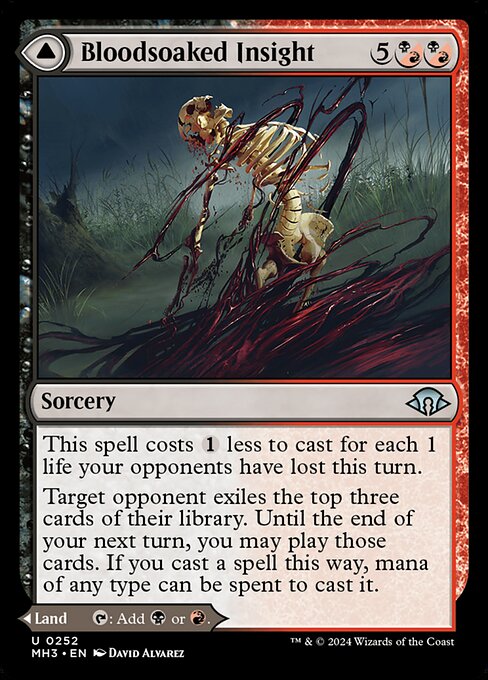Bloodsoaked Insight // Sanguine Morass (Uncommon)
