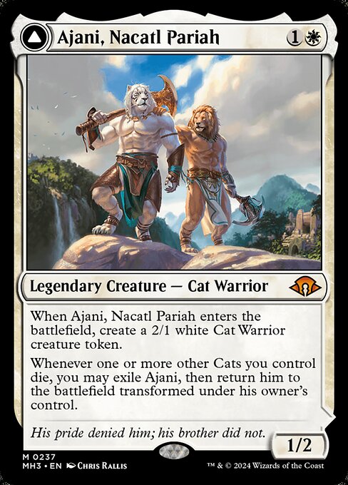 Ajani, Nacatl Pariah // Ajani, Nacatl Avenger (Mythic)