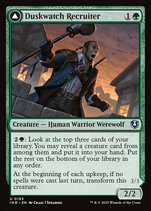 Duskwatch Recruiter // Krallenhorde Howler (Uncommon)