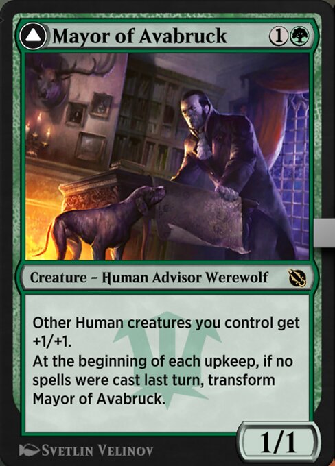 Mayor of Avabruck // Howlpack Alpha (Rare)