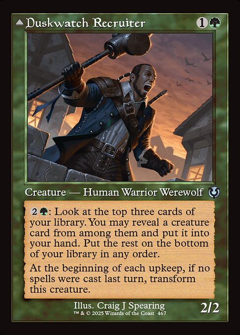 Duskwatch Recruiter // Krallenhorde Howler (Uncommon)