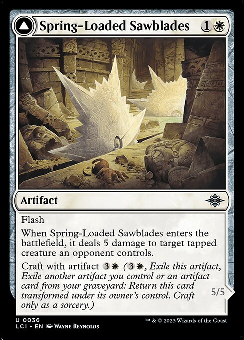 Spring-Loaded Sawblades // Bladewheel Chariot (Uncommon)