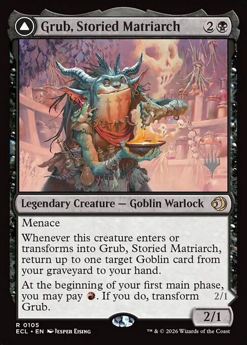 Grub, Storied Matriarch // Grub, Notorious Auntie (Rare)