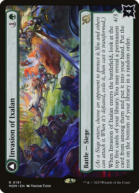 Invasion of Ixalan // Belligerent Regisaur (Rare)