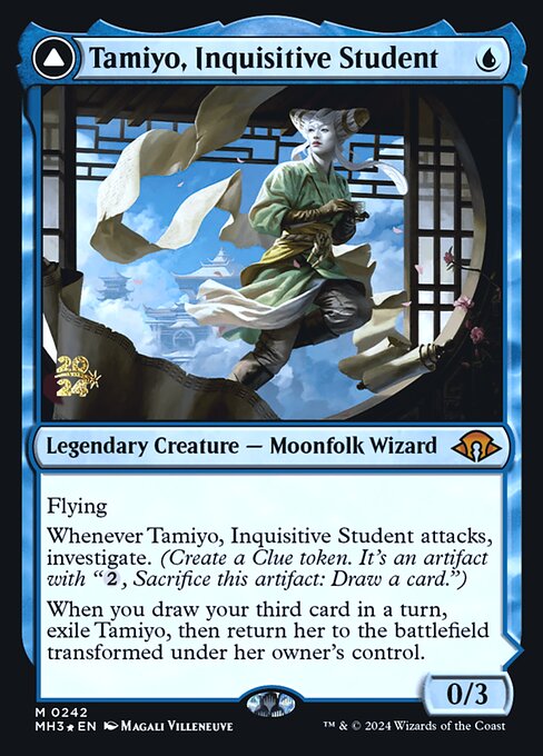 Tamiyo, Inquisitive Student // Tamiyo, Seasoned Scholar (Mythic)