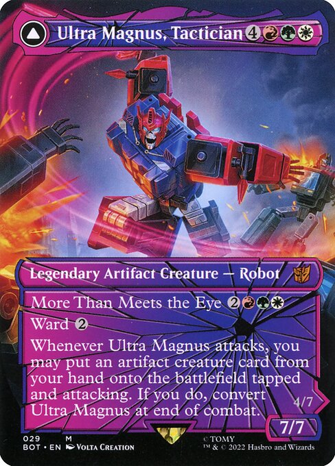 Ultra Magnus, Tactician // Ultra Magnus, Armored Carrier (Mythic)