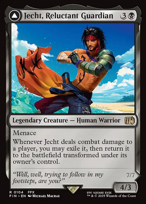 Jecht, Reluctant Guardian // Braska's Final Aeon (Rare)