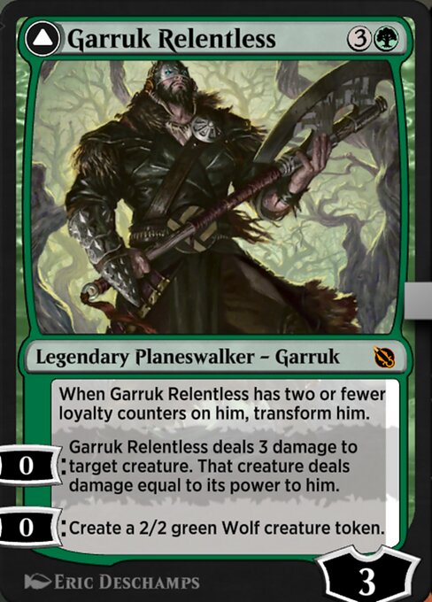 Garruk Relentless // Garruk, the Veil-Cursed (Mythic)