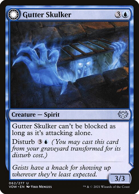 Gutter Skulker // Gutter Shortcut (Uncommon)