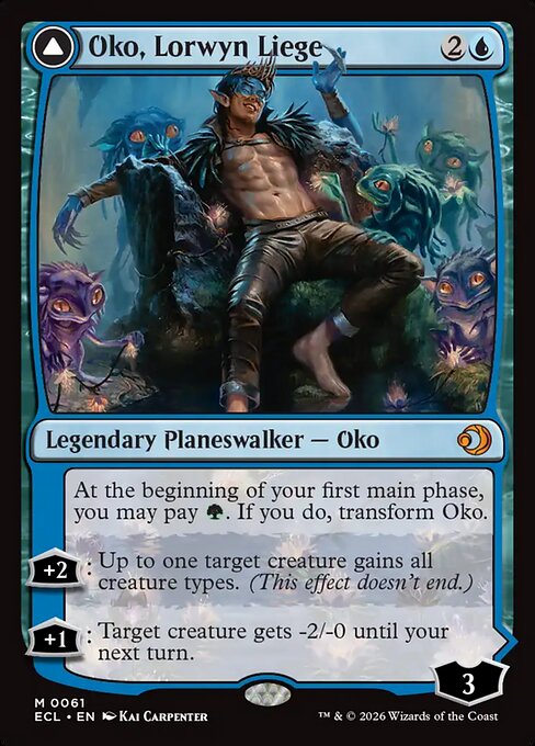 Oko, Lorwyn Liege // Oko, Shadowmoor Scion (Mythic)