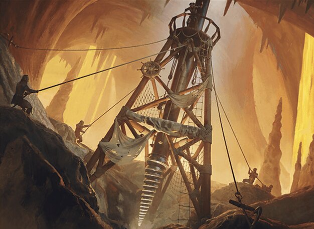 Brass's Tunnel-Grinder // Tecutlan, the Searing Rift