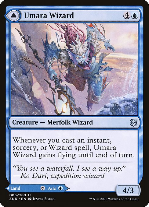 Umara Wizard // Umara Skyfalls (Uncommon)