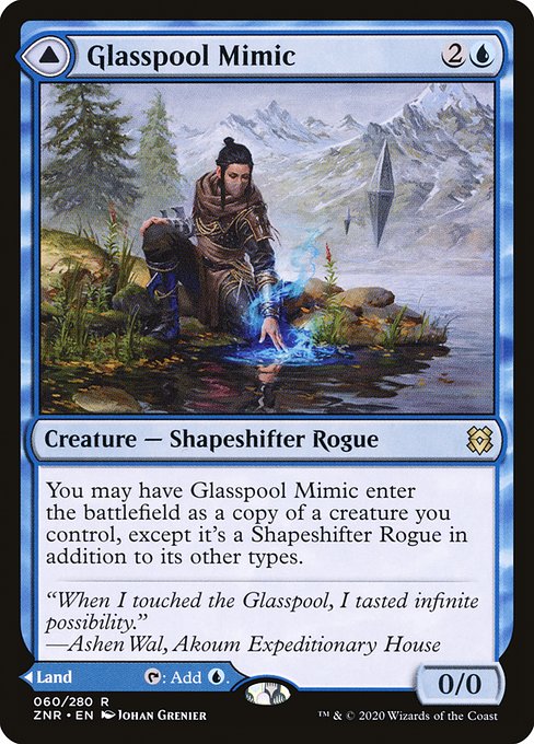 Glasspool Mimic // Glasspool Shore (Rare)