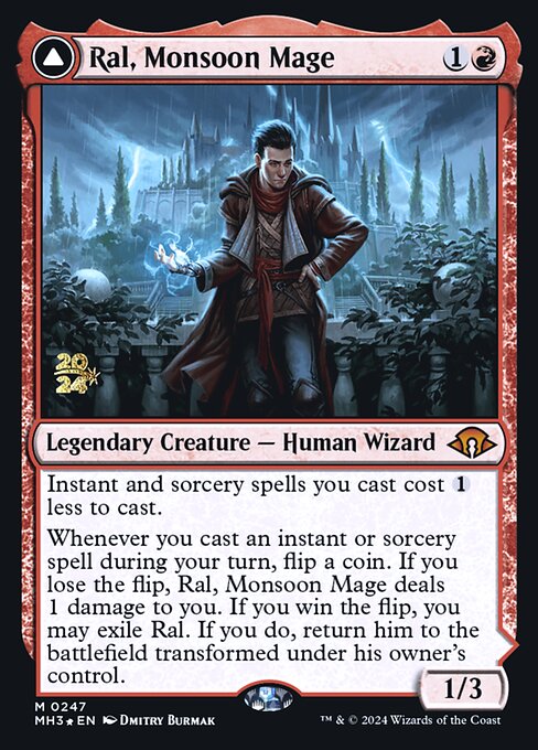 Ral, Monsoon Mage // Ral, Leyline Prodigy (Mythic)