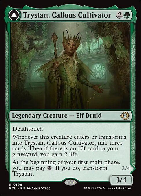 Trystan, Callous Cultivator // Trystan, Penitent Culler (Rare)