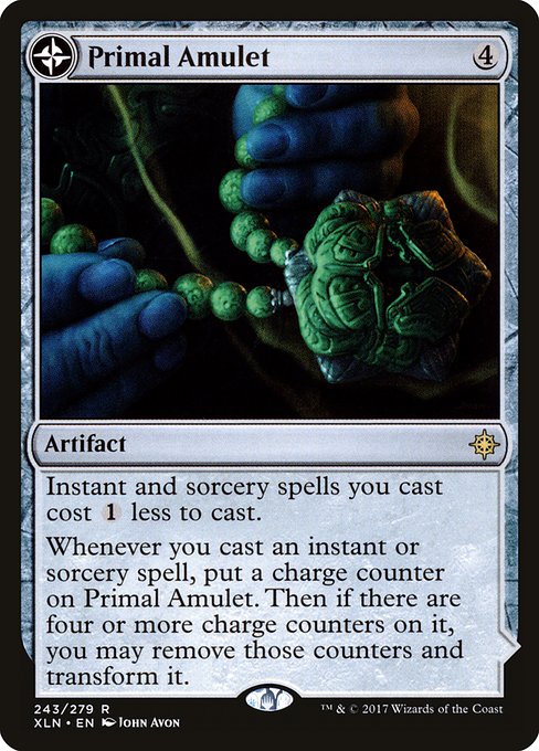Primal Amulet // Primal Wellspring (Rare)