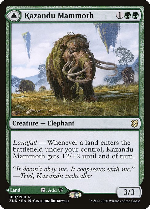 Kazandu Mammoth // Kazandu Valley (Rare)