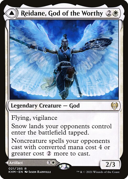 Reidane, God of the Worthy // Valkmira, Protector's Shield (Rare)