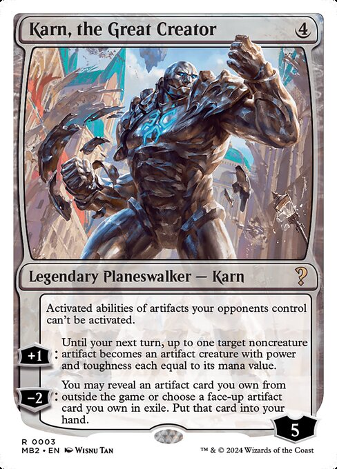 Karn, the Great Creator (Rare)