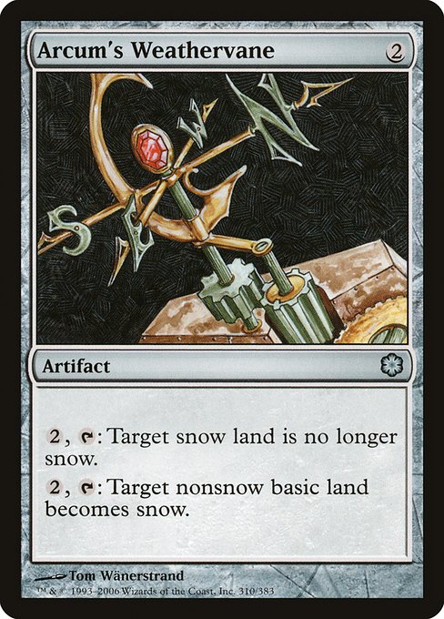 Arcum's Weathervane (Uncommon)