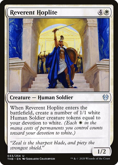 Reverent Hoplite (Uncommon)