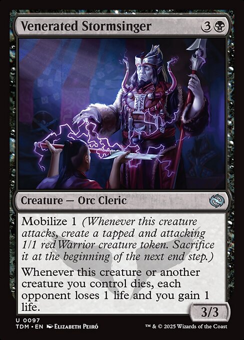Venerated Stormsinger (Uncommon)