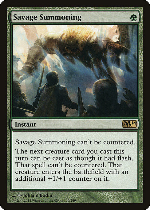 Savage Summoning (Rare)