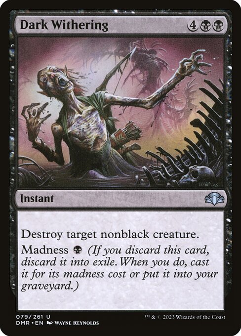 Dark Withering (Uncommon)